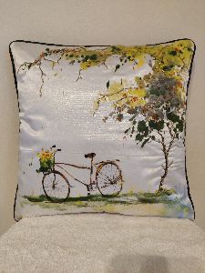 Cycle Nature Handmade Cushion Cover Size 40 cm x 40 cm