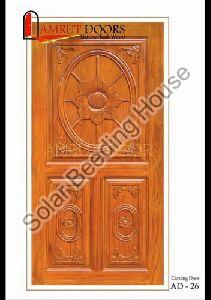 Carving Teak Wood Door