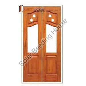 Pooja Rooms Teak Wood Door