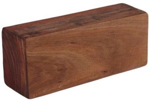 Wooden Brown Yoga Brick