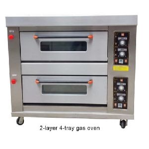 2 Deck 4 Tray Electric Baking Oven