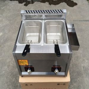 Double Tank Gas Deep Fryer