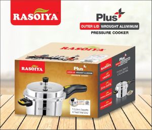 Rasoiya Plus 7.5 Ltr. Aluminium Pressure Cooker