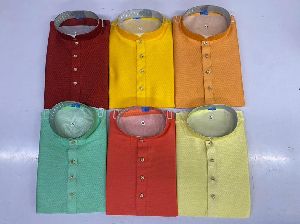 Men's Plain Kurta & Churidar