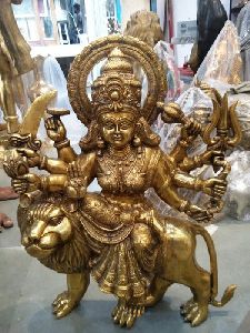 Durga Metal Statue