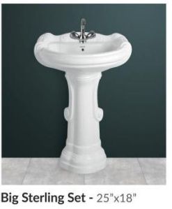 Plain Pedestal Wash Basin