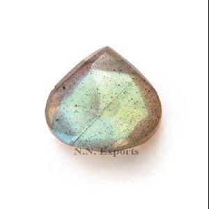 Labradorite Faceted Heart Gemstone