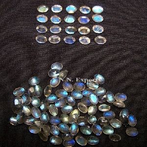 Labradorite Faceted Oval Gemstone