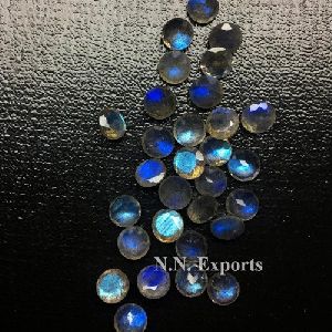 Labradorite Faceted Round Gemstone
