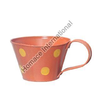 Cup Shaped Planter with Polka Dot