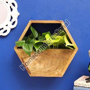 Wooden Wall Planter