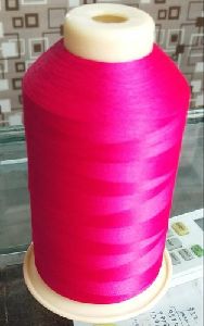 Pink Embroidery Polyester Yarn