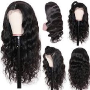 Natural wavy hair wig