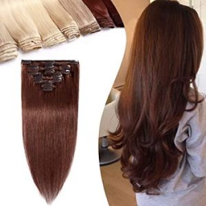 Pure Wavy Clip-in Dark Auburn