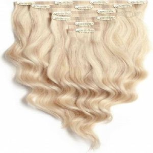 Pure Wavy Clip-in Platinum Blonde