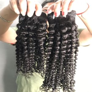 Virgin raw hair weft