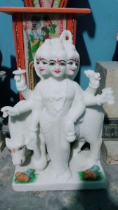 Marble Dattatreya Statue