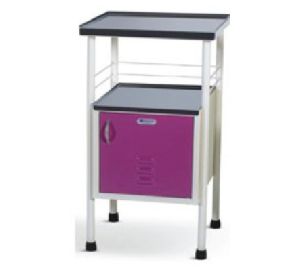 SS Top Hospital Bedside Locker with Cabinet