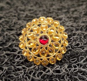 Kundan Embellished Finger Ring