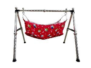 Baby's Manual Cradle with soft hanging cloth