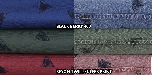 Black Berry Viscose Fabric