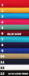 Blue Zade Cotton Fabric 20*20 Laffer