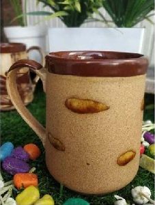Brown Ceramic Beer Mug