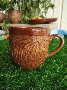 Brown Ceramic Coffee Mug