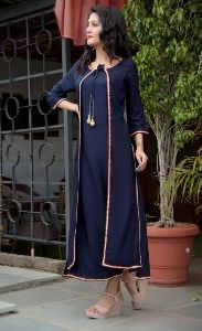 Double Layer Anarkali Kurti