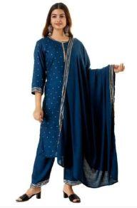 Indigo Kurti with Pant