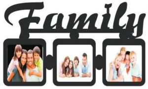 Family Sublimation Photo Frame