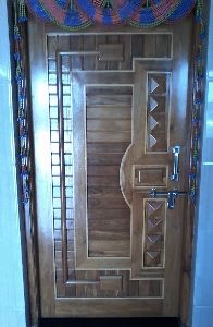 Modern teak wood doors