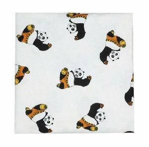 single sheet hippity hop character panda printed shawl