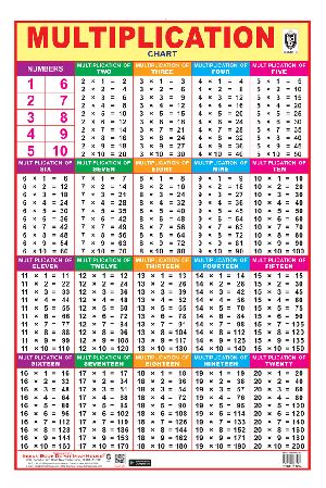 20x30 Inch Hard Laminated Chart
