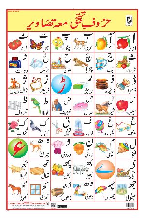 20x30 Inch Hard Laminated Chart