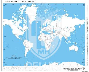 Big Size Outline Map Book
