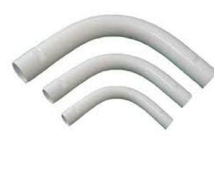 PVC White 90 Degree Bend