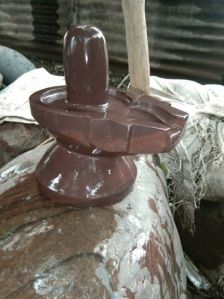 Brown Akhand Narmadeshwar Shivling