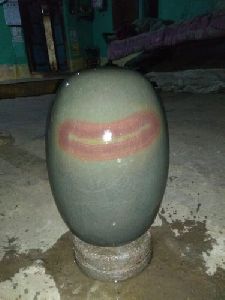 Green Bana Shivling Stone