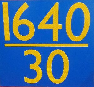 retro reflective number plates