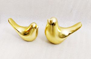 Brass birds pair