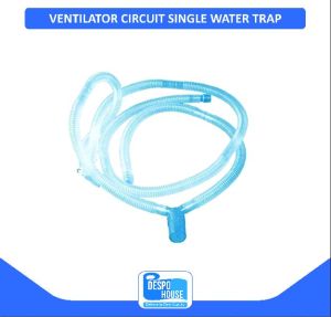 Ventilator Circuit With Single Water Trap