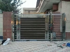 Stainless Steel Motorised Gate