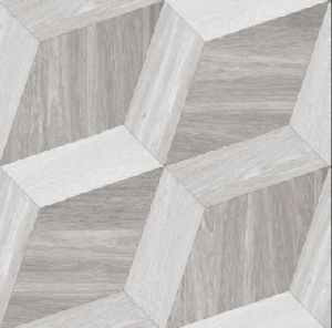 Amber Grey 3D Glossy PGVT Vitrified Floor Tiles