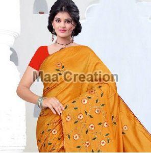 Komal Silk Embroidered Saree