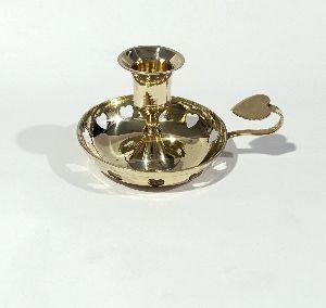 Brass Candle Stand with Handle