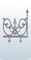 22 X20 Inch Continuity Railing Decorative CI Casting