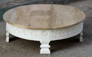 Solid Wooden Chakki Table