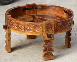 Solid Wooden Chakki Table.