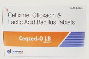 Cefixime + Ofloxacin + Lactic Acid Bacillus Tablets